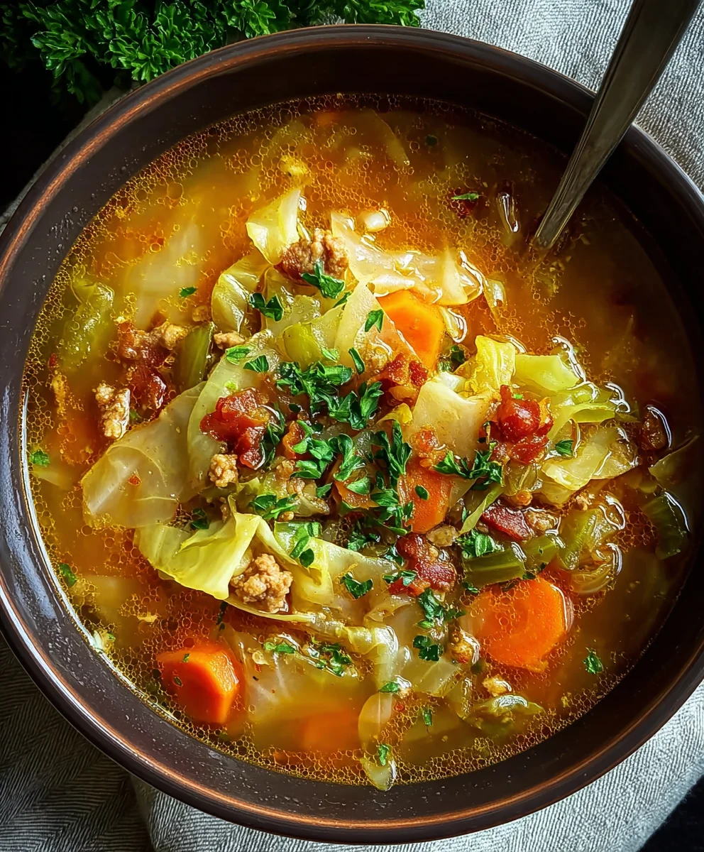 Easy Comforting Cabbage Soup: Healthy & Hearty Meal Prep