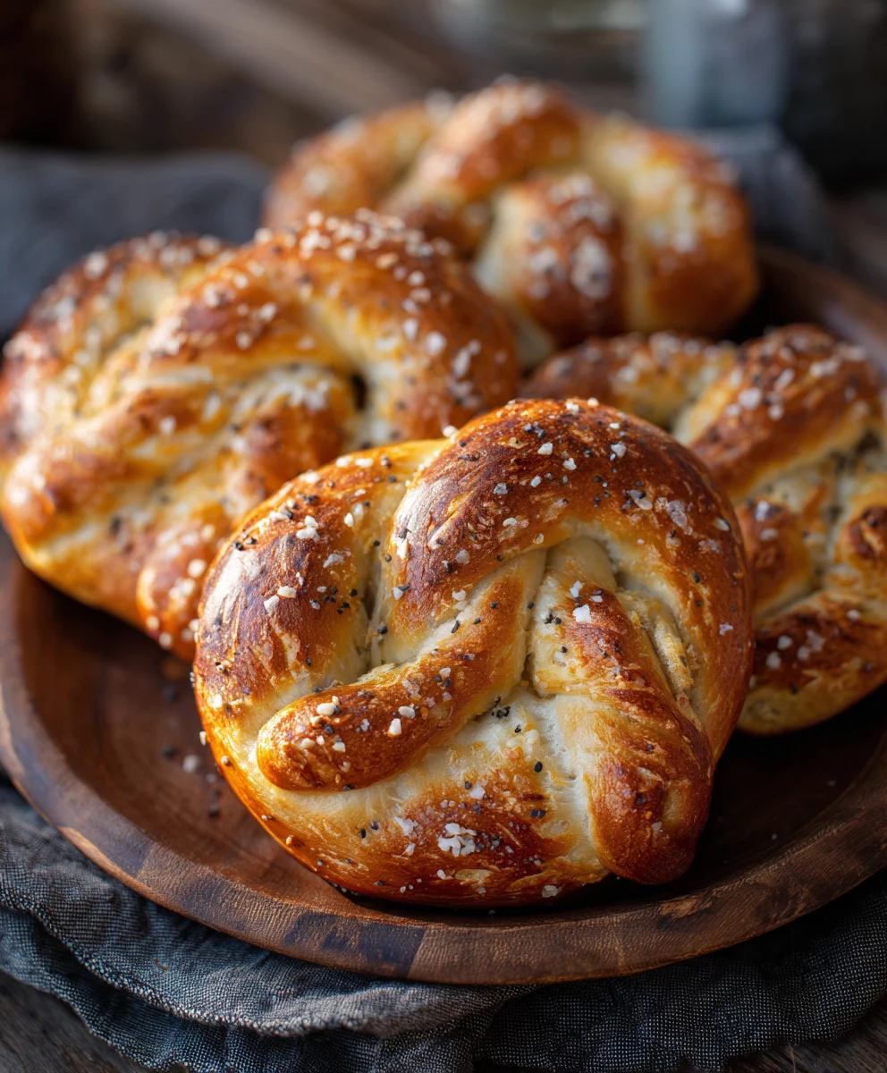 Amazing Mozzarella Stuffed Soft Pretzels Recipe!