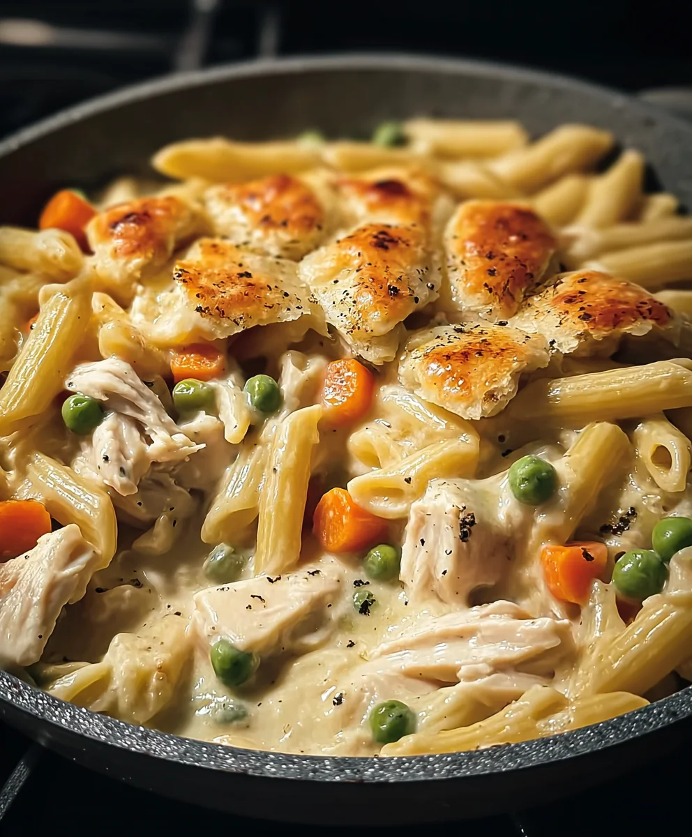 Chicken Pot Pie Pasta: Comfort Food Reinvented!
