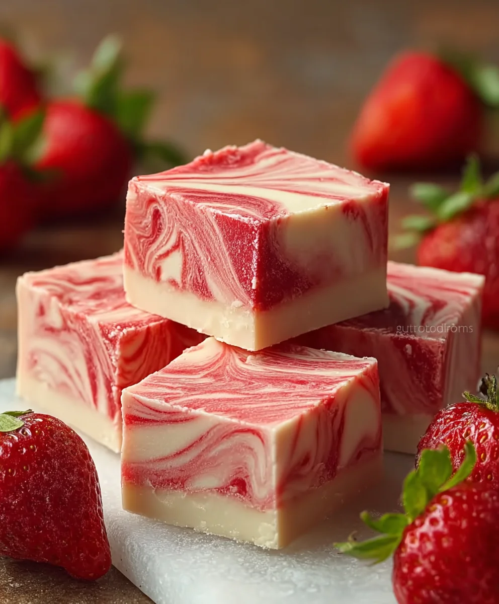 Strawberry Swirl Fudge Recipe: Easy & Delicious Treat!