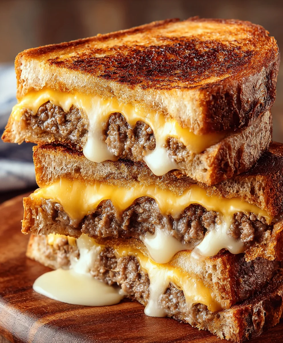 Irresistible Cheesy Patty Melts with craveable Special Sauce