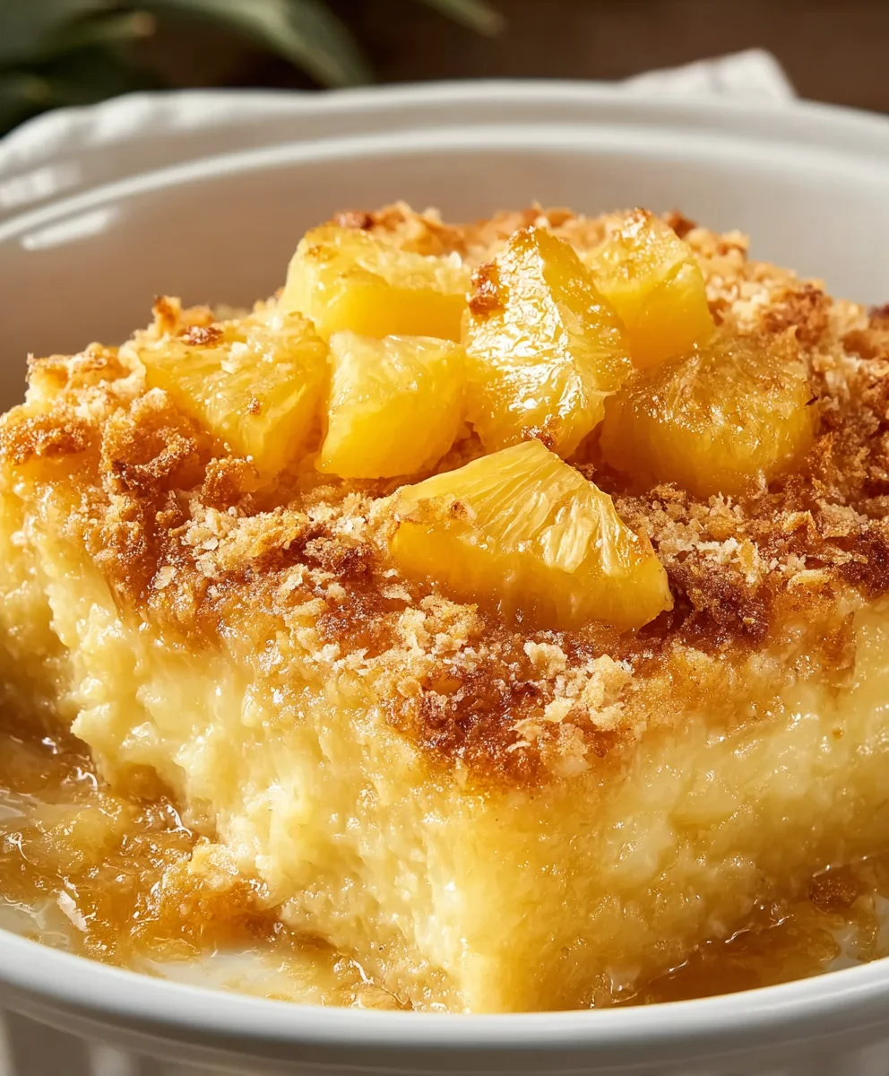 Sweet & Savory Pineapple Cheese Casserole Bake: Crowd-Pleaser!