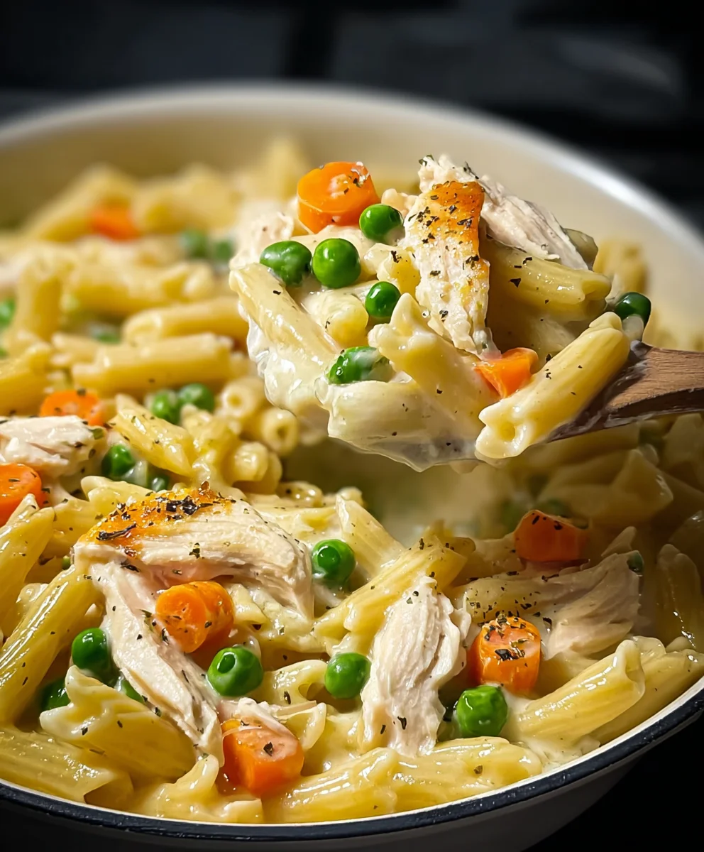Chicken Pot Pie Pasta: Comfort Food Reinvented!