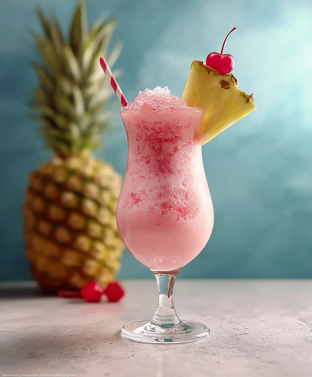 Pink Flamingo Pina Colada Mocktail – Tropical & Refreshing