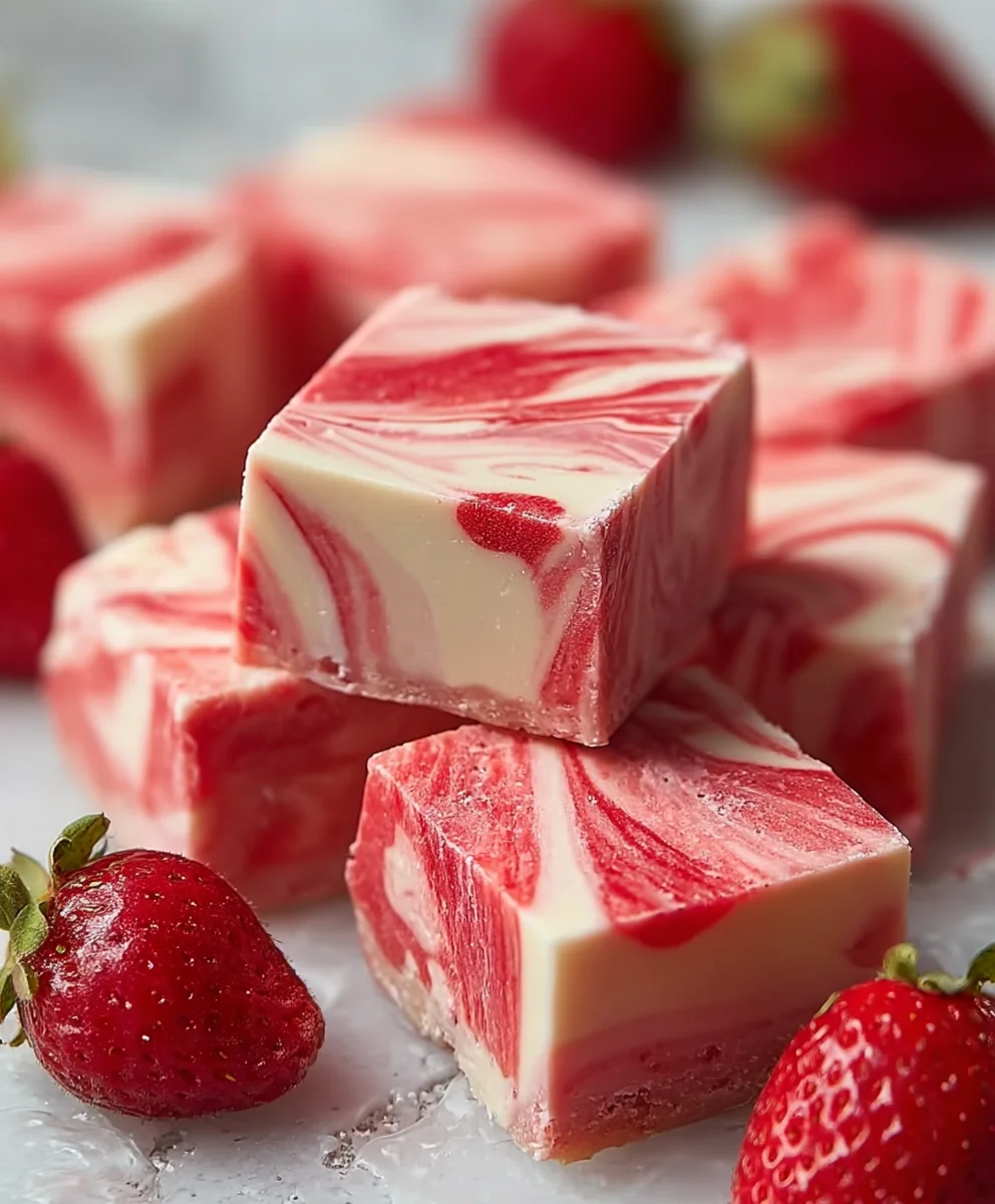 Strawberry Swirl Fudge Recipe: Easy & Delicious Treat!