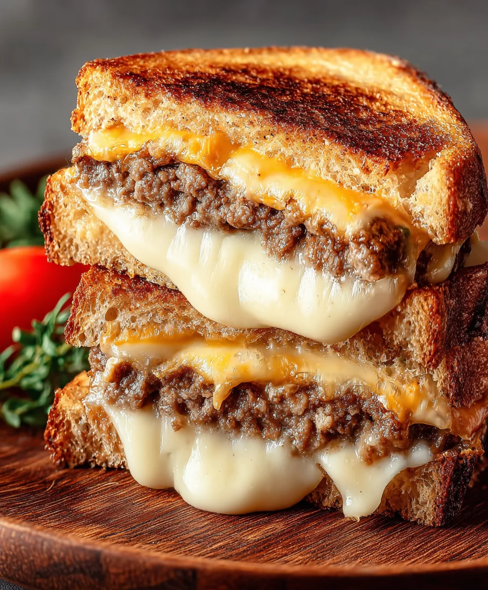 Irresistible Cheesy Patty Melts with craveable Special Sauce