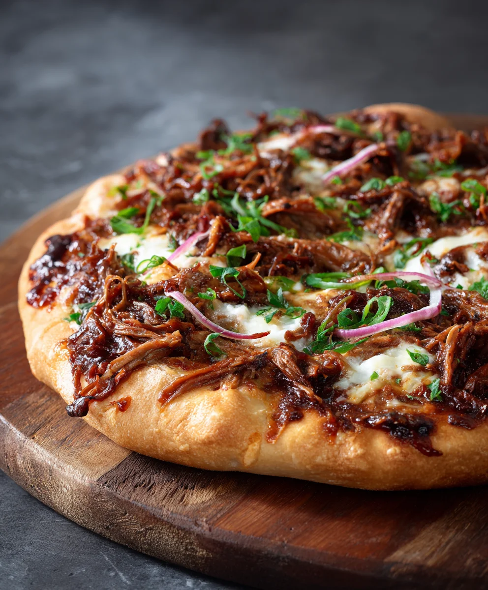 Ultimate BBQ Pulled Beef Pizza: Crowd-Pleasing Recipe