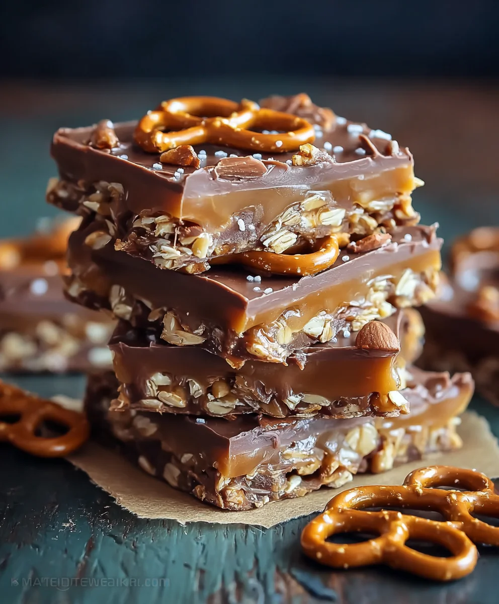 Caramel Pretzel Crack Bars: Your New Favorite Sweet & Salty Treat!