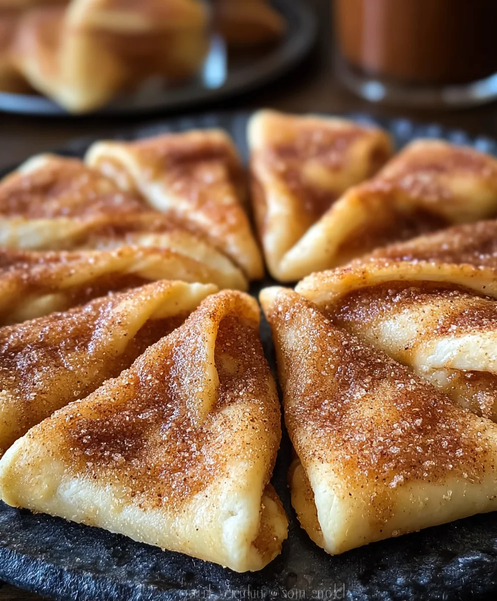 Sweet Cinnamon Sugar Crescent Rolls: A Dessert Pizza Twist!