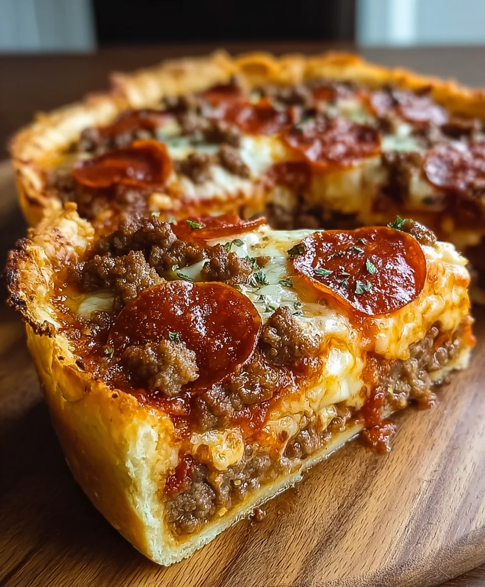 Cheesy Pizza Burger Pie: The Ultimate Beef Dinner Recipe