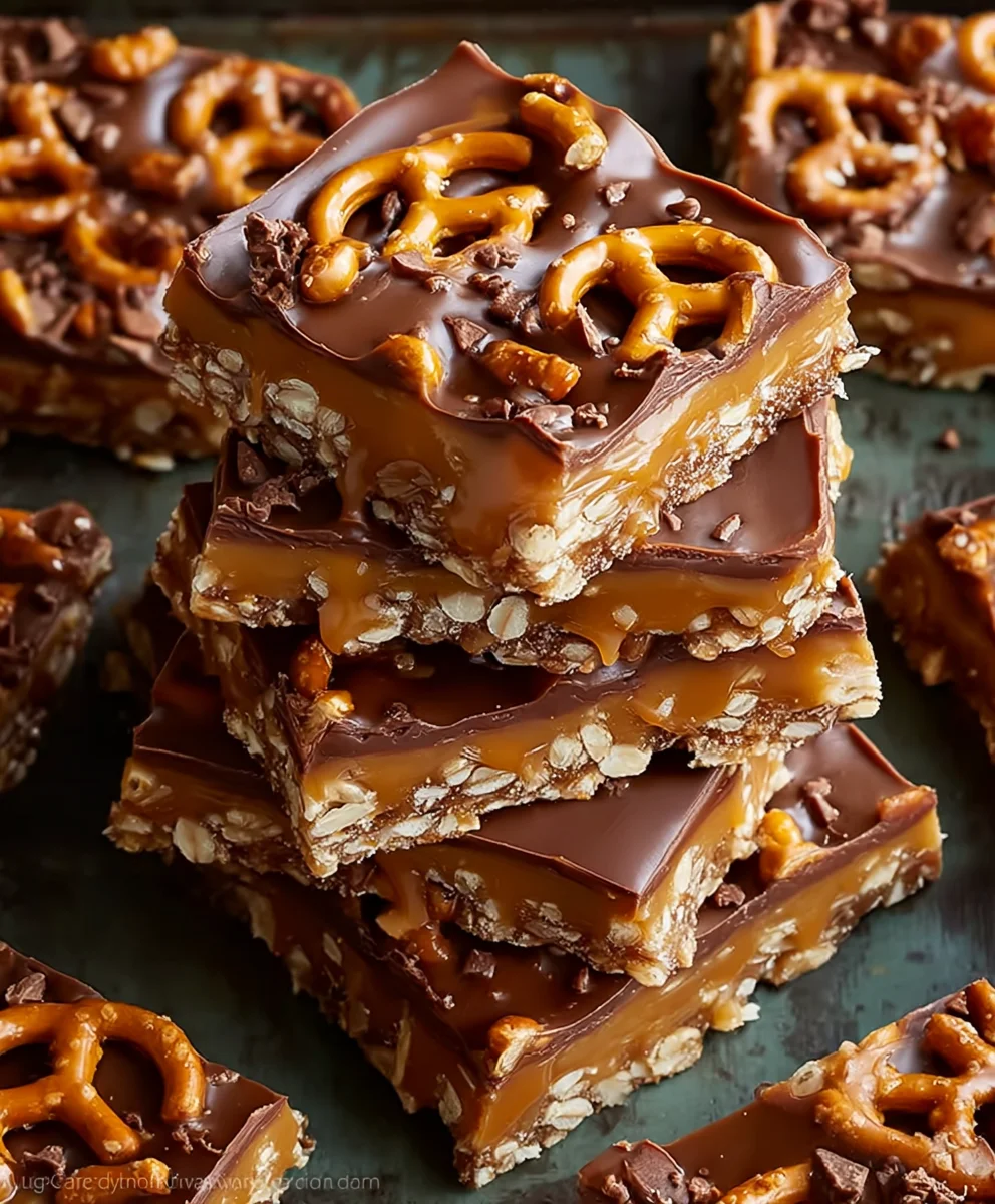 Caramel Pretzel Crack Bars: Your New Favorite Sweet & Salty Treat!