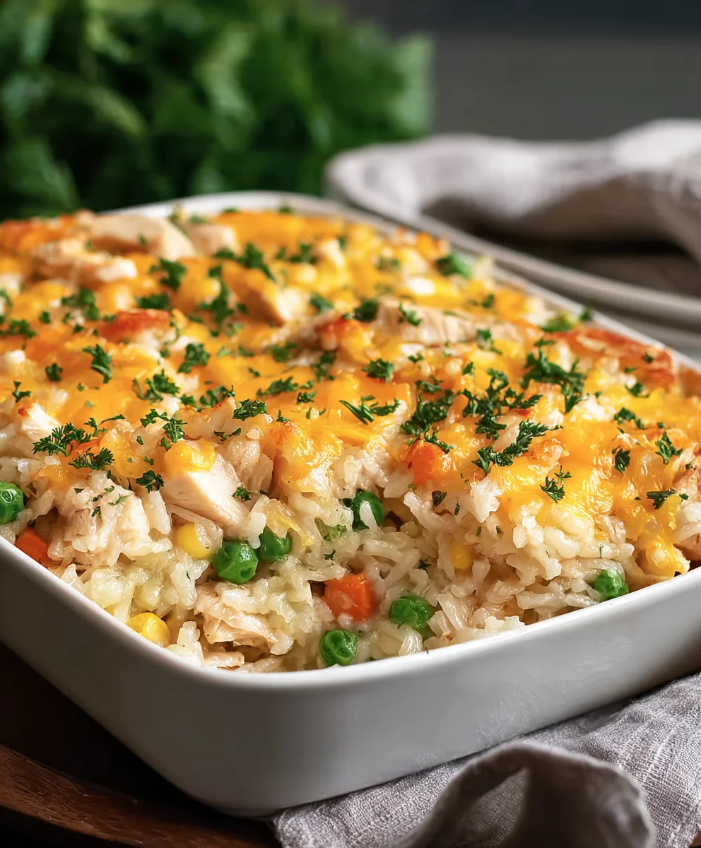 Simple Chicken Rice Casserole Recipe: Comfort Food Tonight!