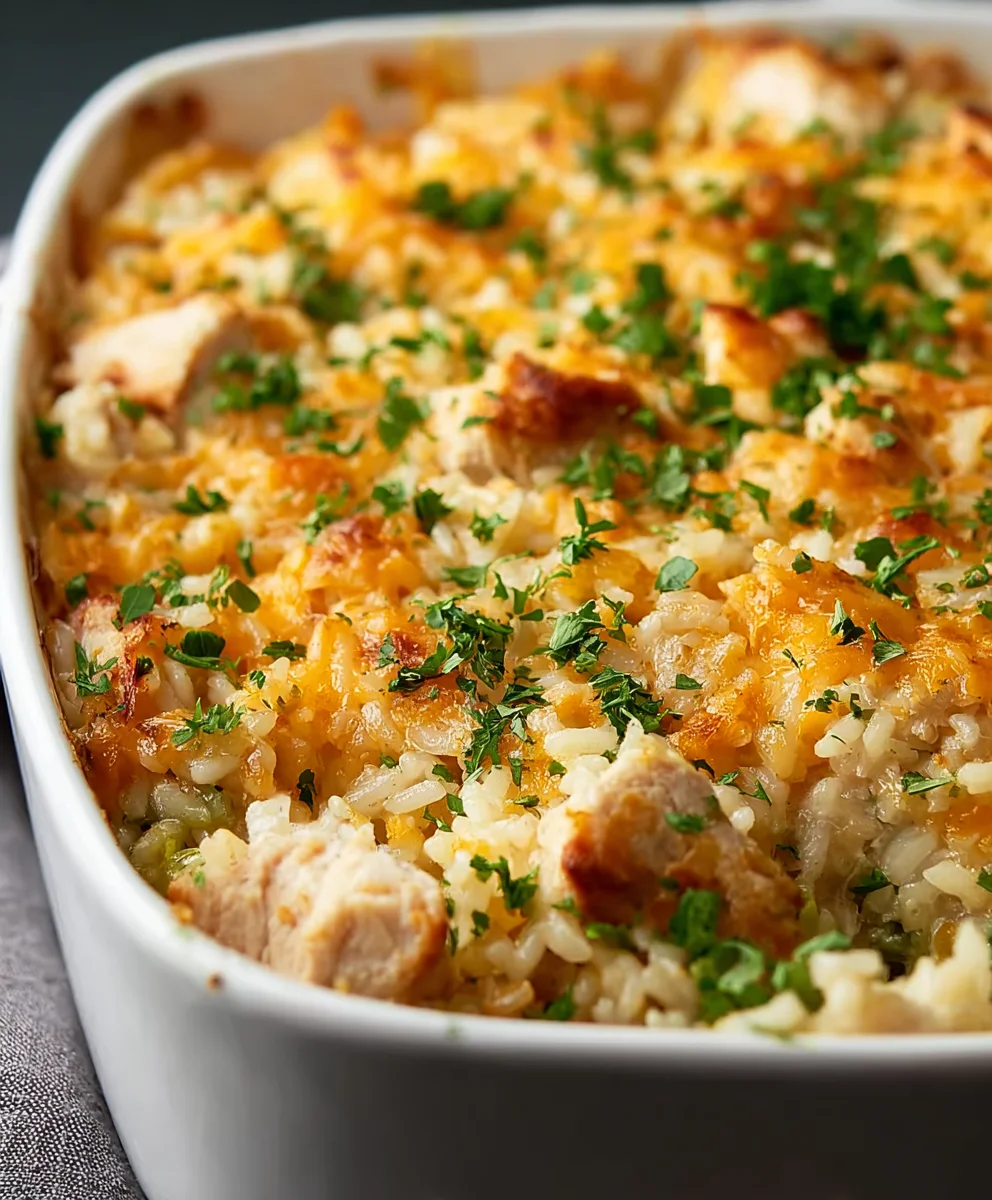 Simple Chicken Rice Casserole Recipe: Comfort Food Tonight!