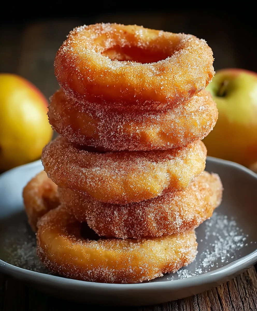 Crispy Fried Apple Rings: An Irresistible Sweet Dessert!