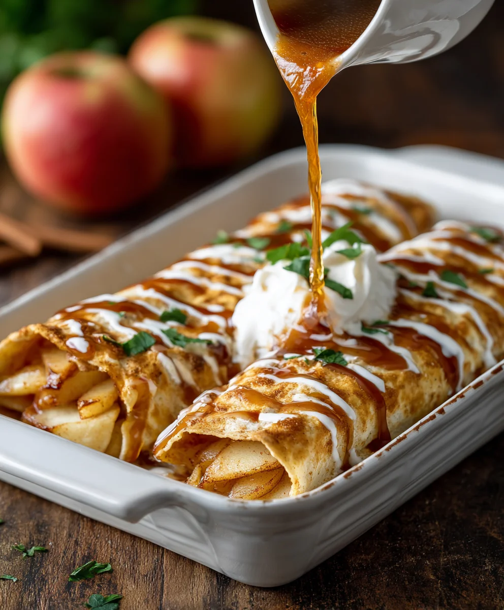 Delicious Apple Pie Enchiladas - Easy Dessert Recipe