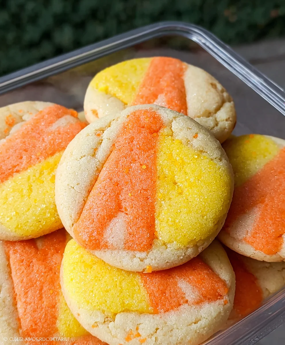 Candy Corn Sugar Cookies: Easy & Festive Fall Treat