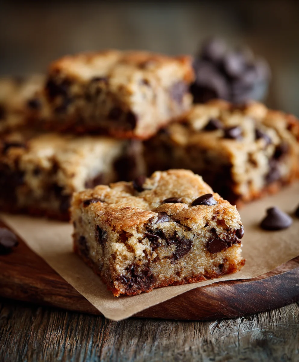 Best Banana Chocolate Chip Cookie Bars - Sweet Treat!