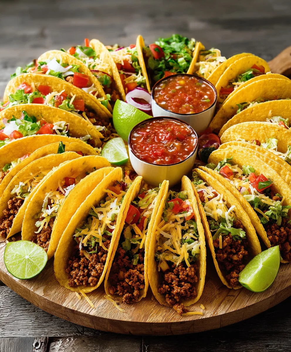 Easy Taco Recipe Dinner Board: Quick & Fun Family Meal!
