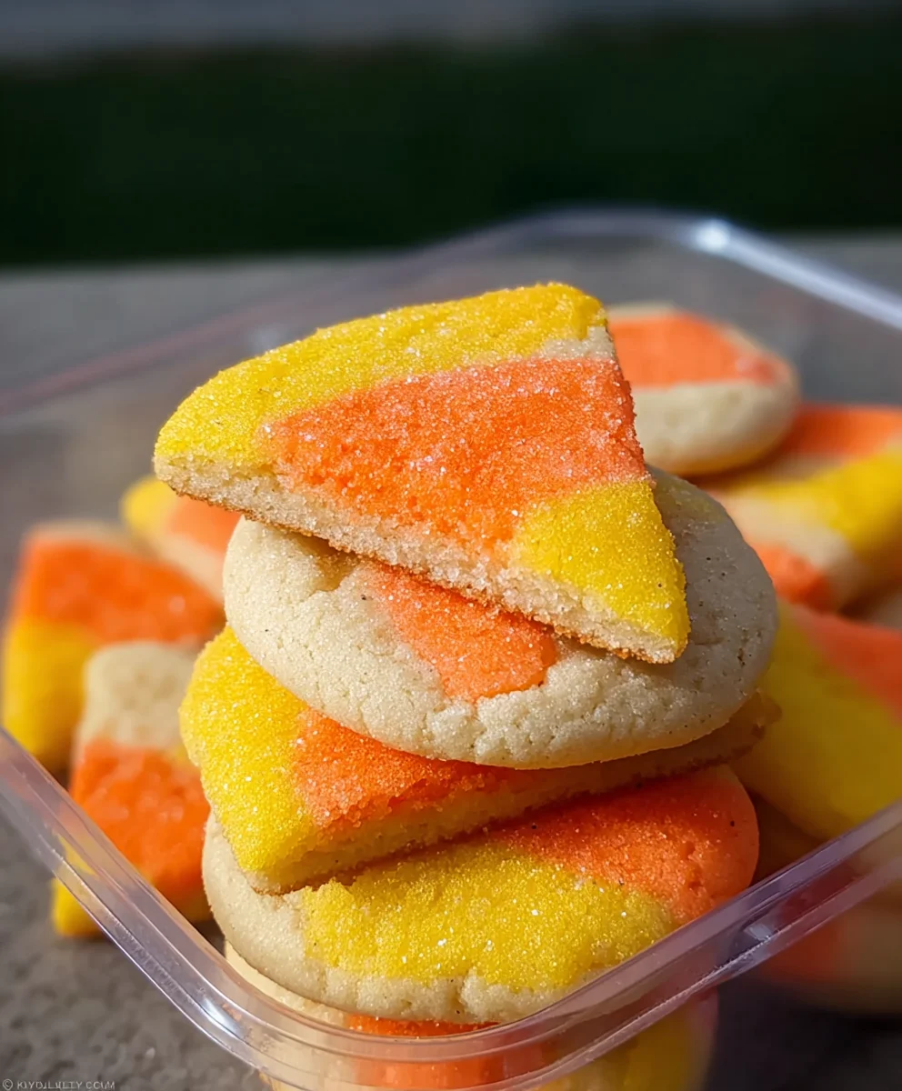 Candy Corn Sugar Cookies: Easy & Festive Fall Treat