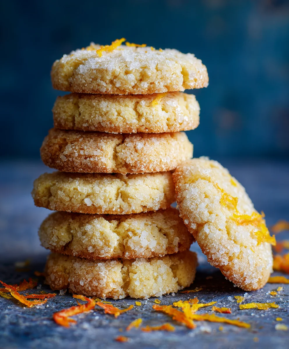 Soft Citrusy Orange Cookies Recipe - Easy & Zesty!