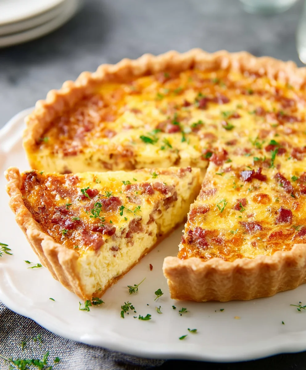 Ultimate Beef Bacon & Cheese Quiche for Any Meal!