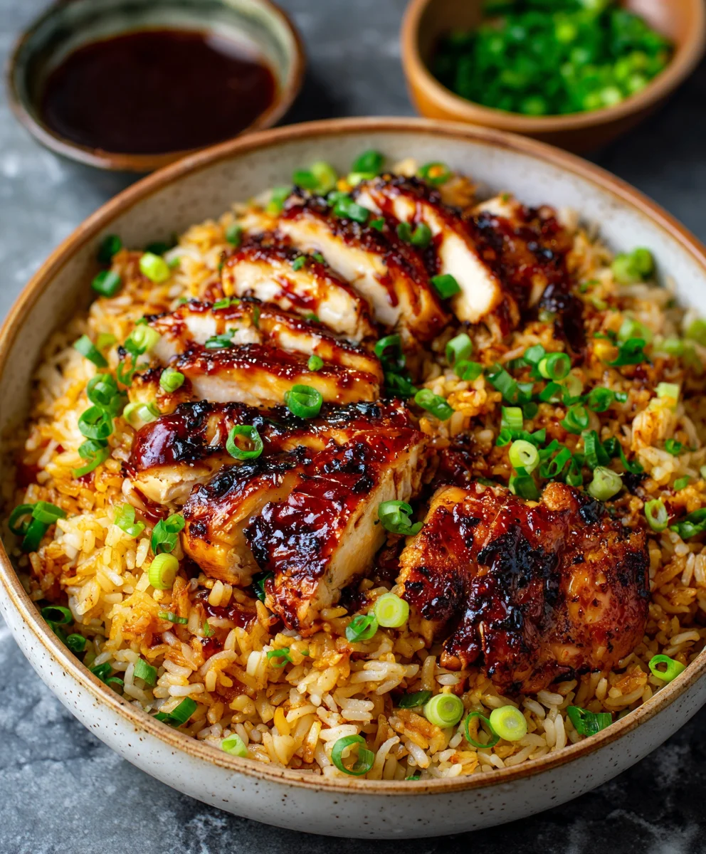 Amazing Honey BBQ Chicken Rice: Your New Favorite Dinner