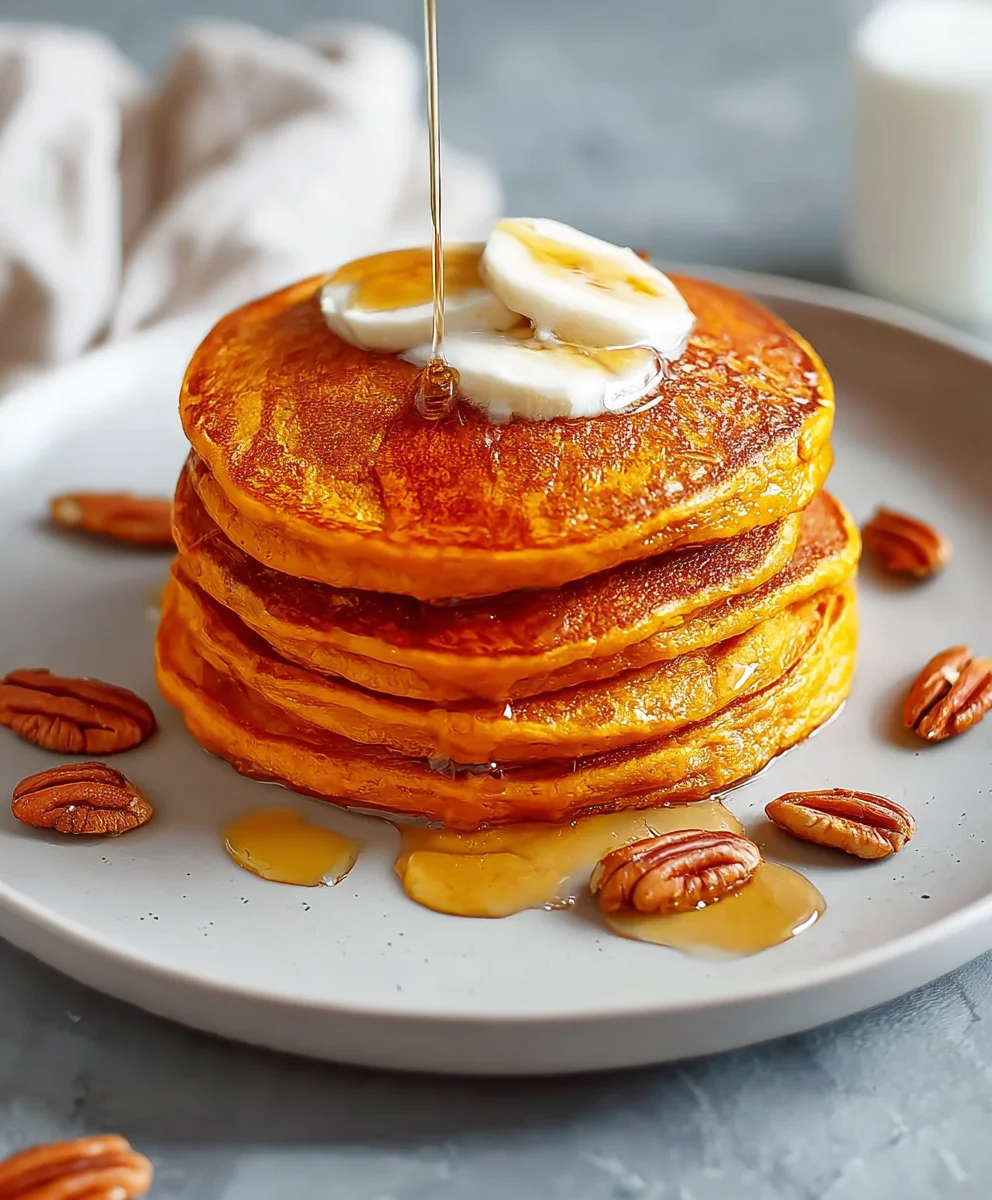 Fluffy Sweet Potato Pancakes – Easy, Healthy & Delicious!