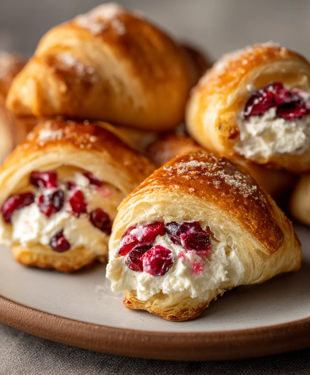 Easy Cranberry Cream Cheese Crescent Bites: Perfect Treat!