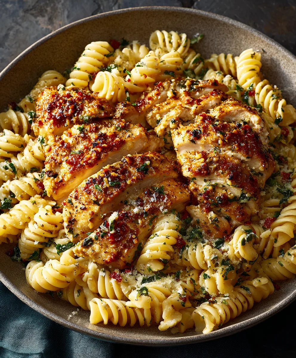 Easy Garlic Parmesan Chicken Pasta: Quick & Cheesy Dinner