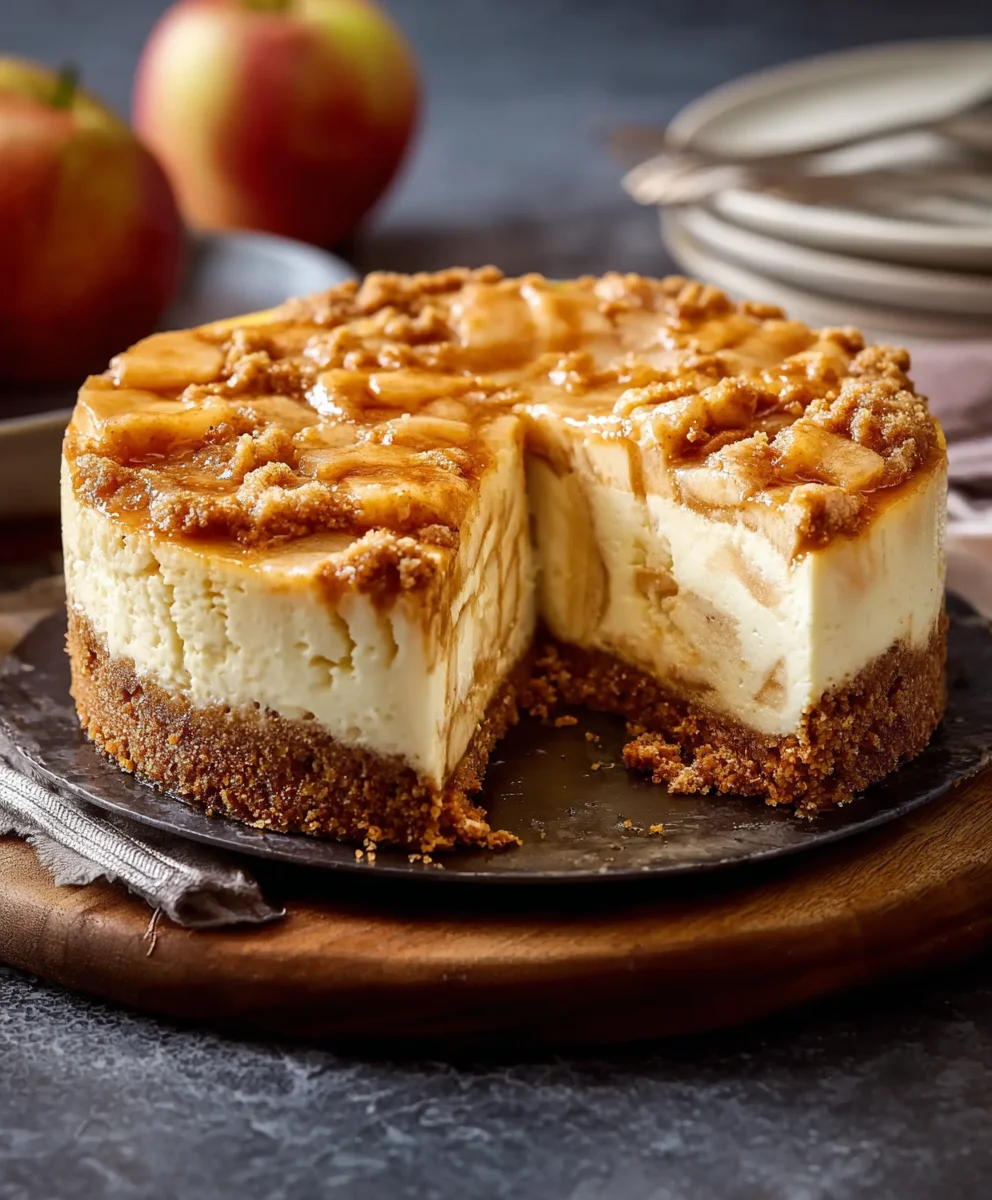 Irresistible Apple Crumble Cheesecake Recipe You'll Crave!