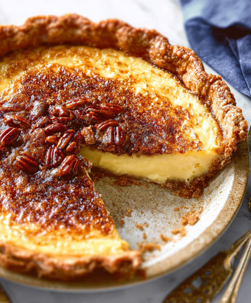 Heavenly Homemade Custard Pie: Creamy, Sweet, & Simple!