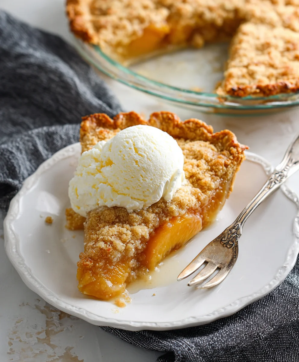 Classic Peach Crum extractble Pie