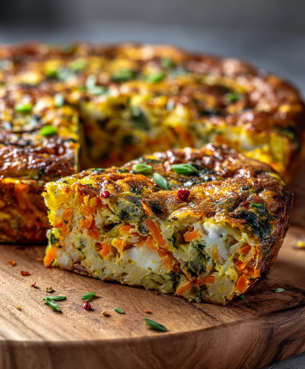 Breakfast Veggie Crinkle Cake: Easy, Healthy Morning Delight!