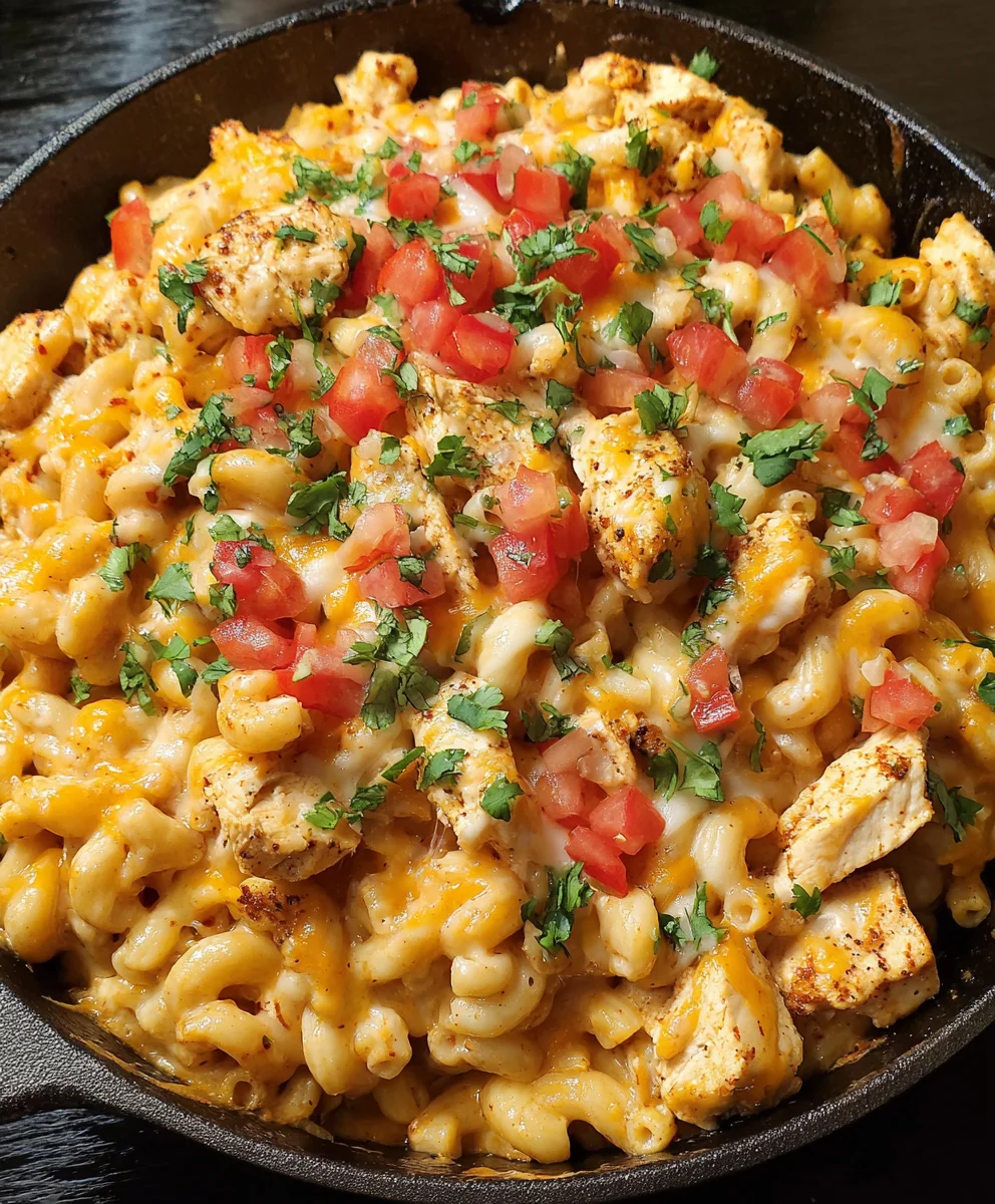 Chicken Taco Mac & Cheese: One-Pan Flavor Explosion!