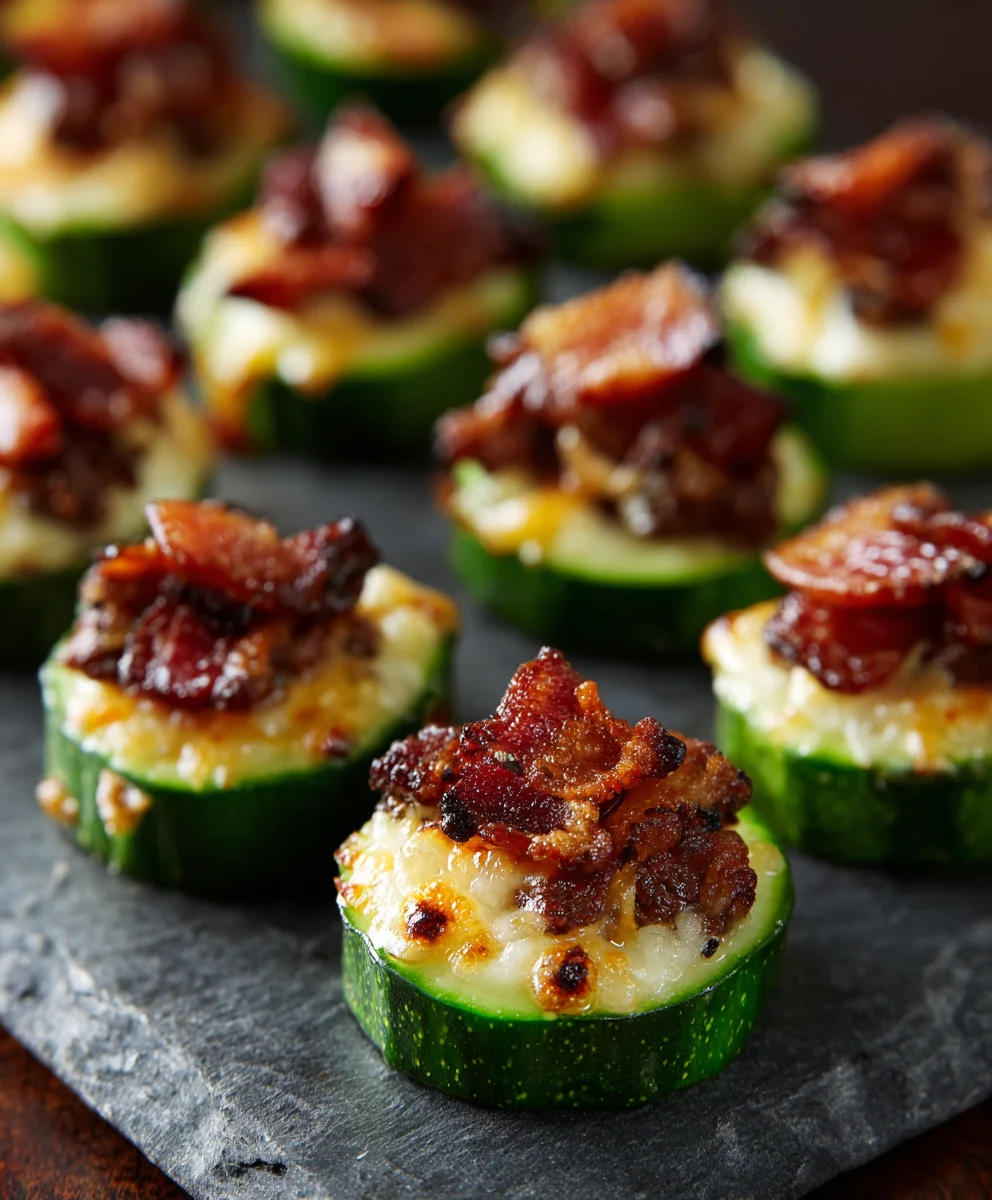 Quick Cheesy Beef Bacon Cucumber Bites: Perfect Party Snack!
