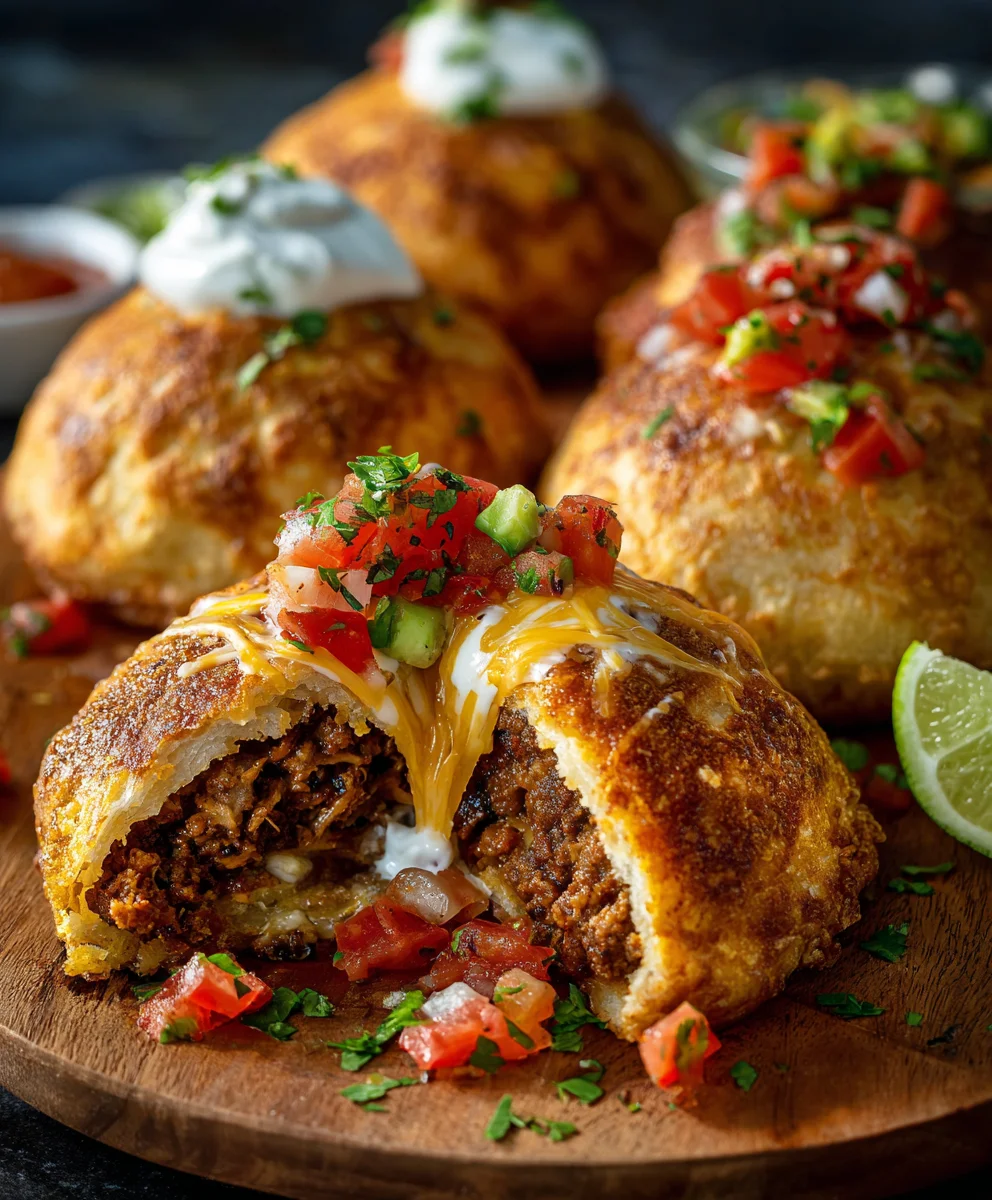 Crispy Air Fryer Taco Bombs: Quick & Delicious!