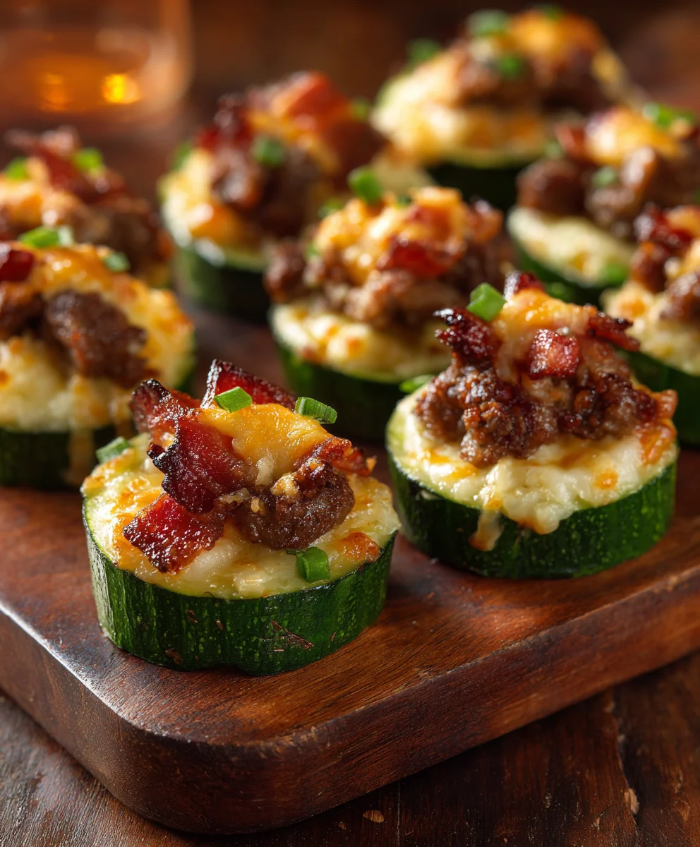 Quick Cheesy Beef Bacon Cucumber Bites: Perfect Party Snack!