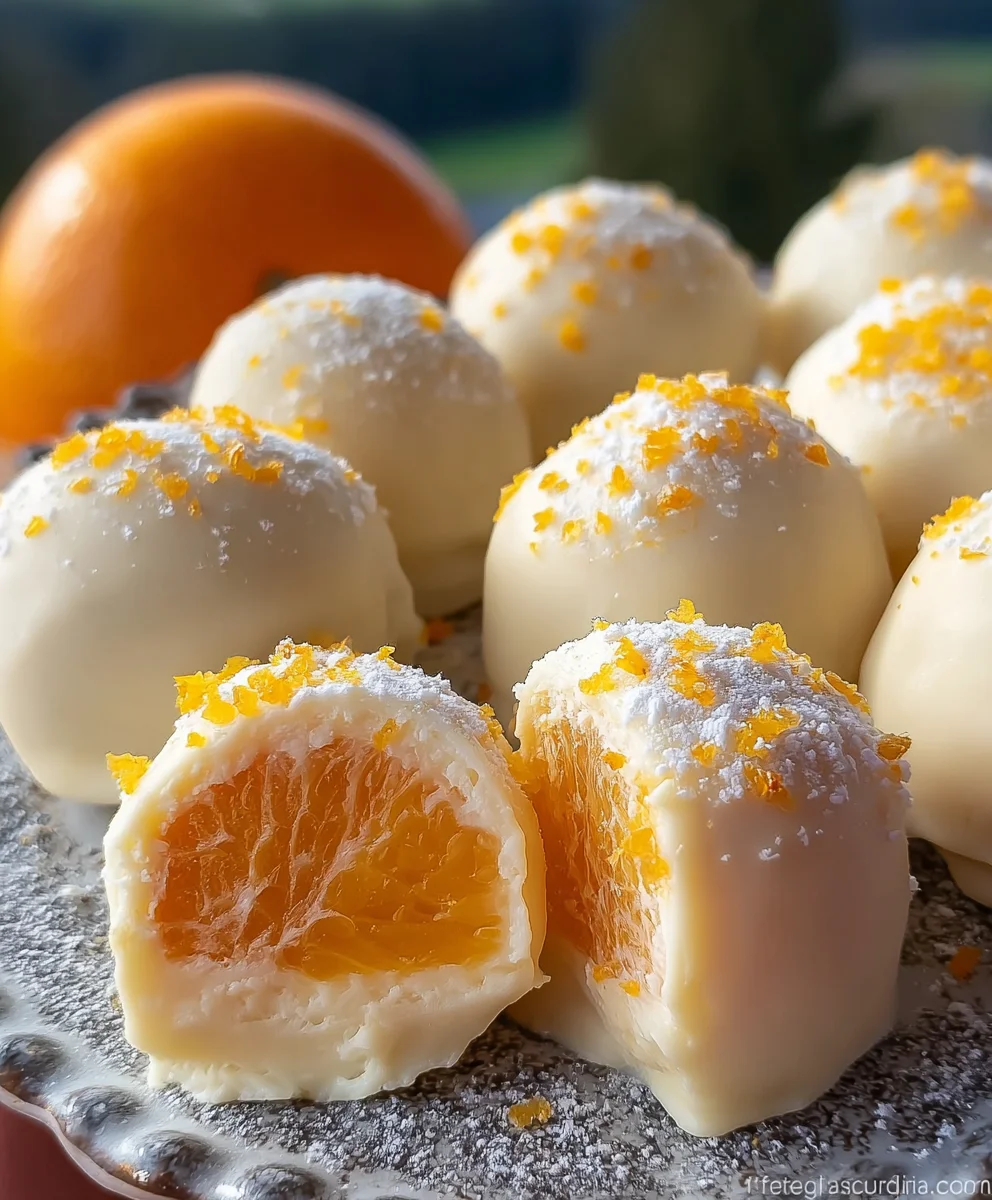 Creamy Orange Creamsicle Truffles: Pure Sunshine Dessert