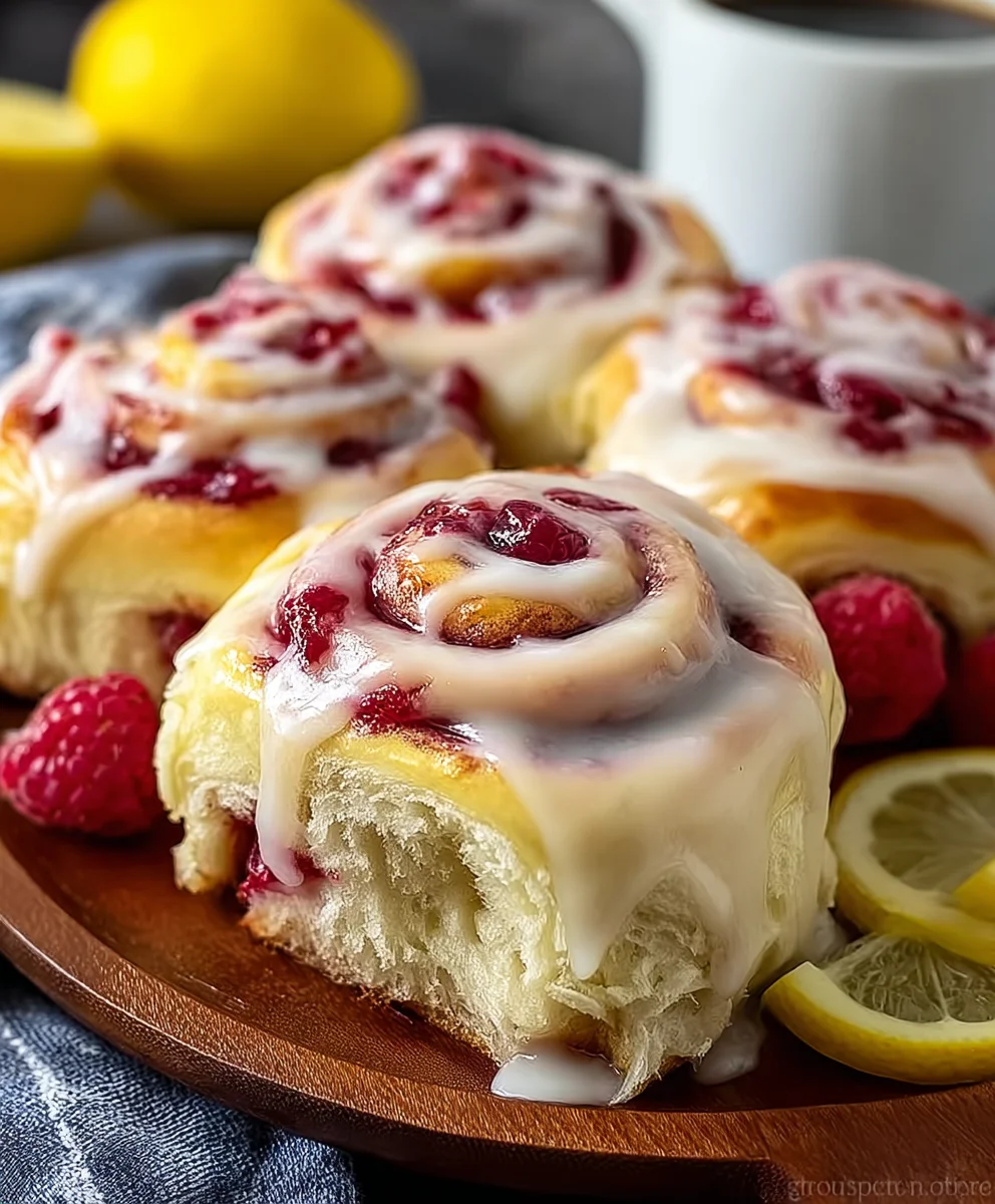 Heavenly Raspberry Lemon Rolls: A Burst of Flavor!