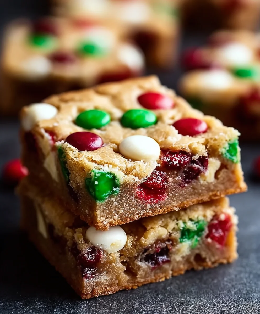 Christmas Cookie Bars: Easy, Chewy & Festive Dessert!