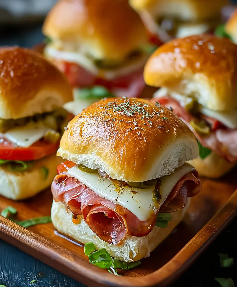 Best Italian Beef Sub Sliders Recipe