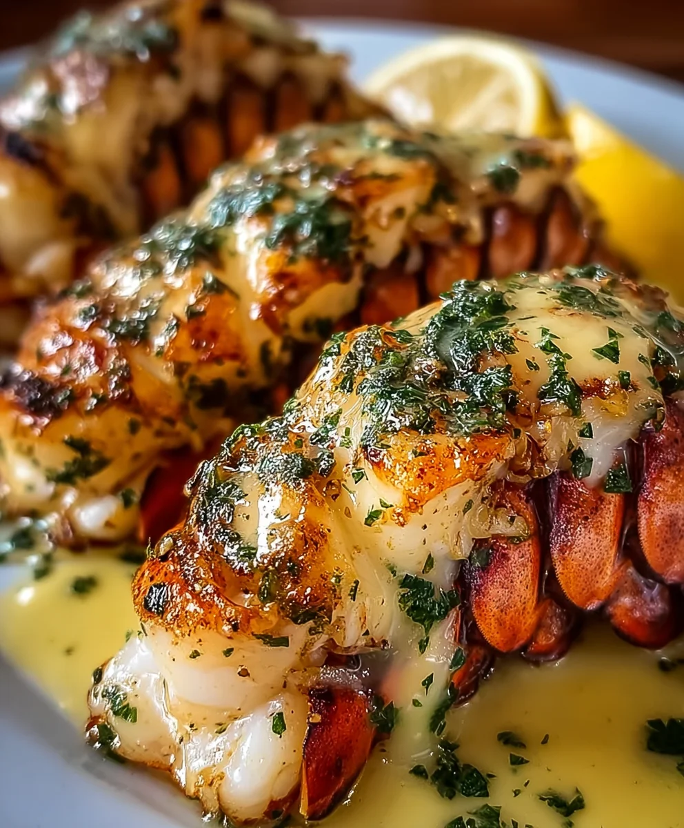Garlic Butter Lobster Tails - A Seafood Feast