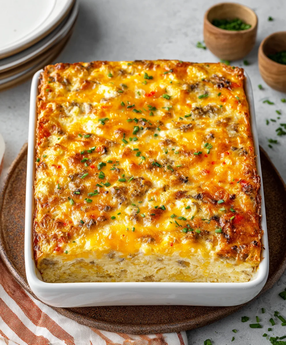 Easy Egg Hashbrown Casserole-Comfort Food Favorite