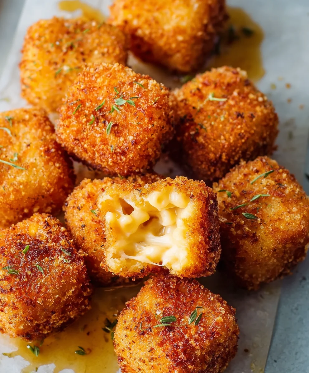 Crispy Fried Mac and Cheese Bites-Ultimate Comfort Food