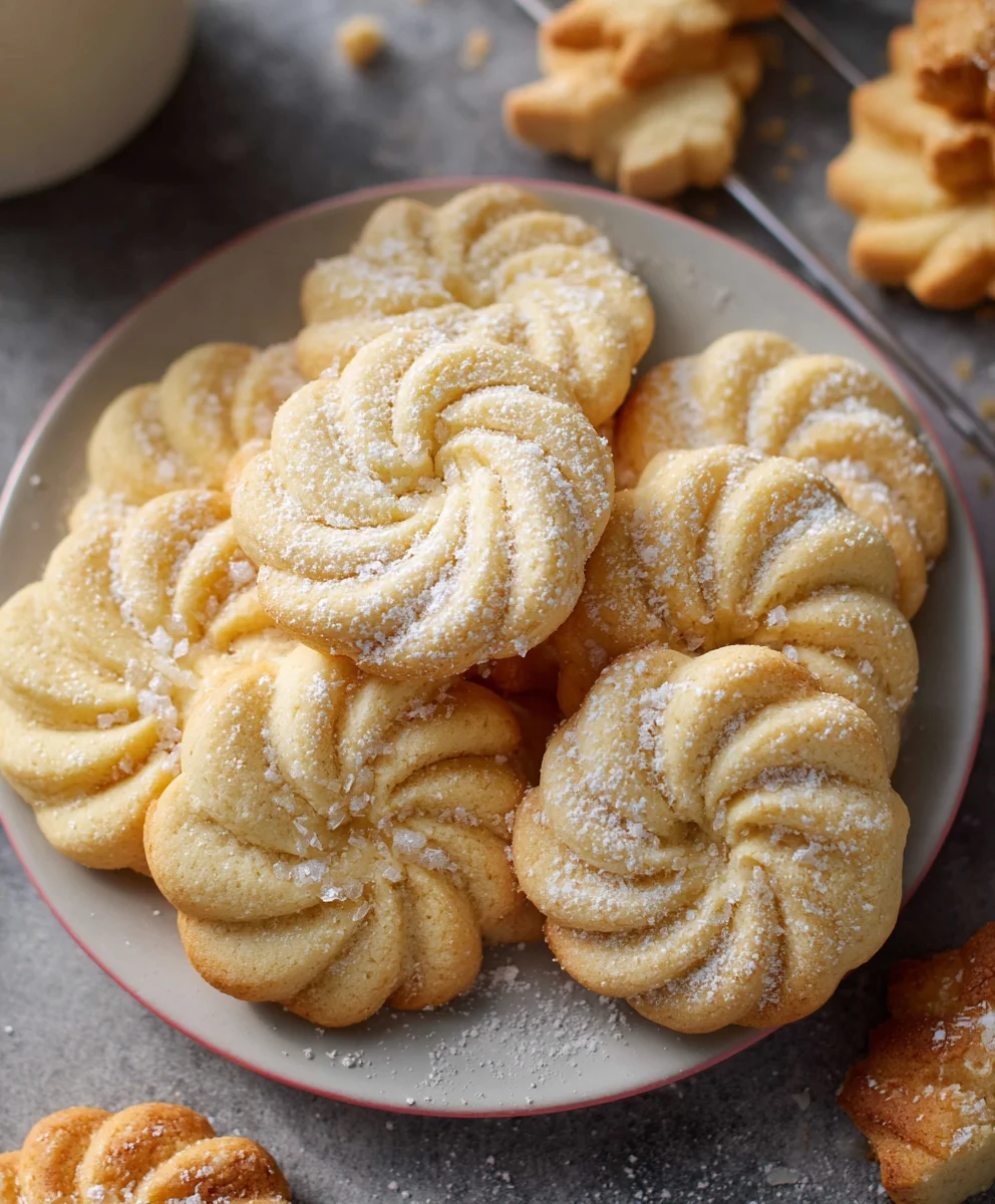 Melt-in-Your-Mouth Danish Butter Cookies Recipe
