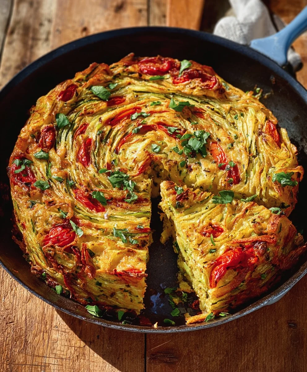 Breakfast Veggie Crinkle Cake Recipe - Carolina Gelen