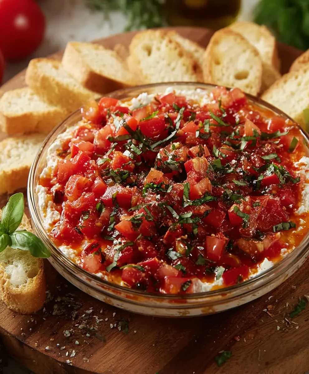 Bruschetta Dip Appetizer - Vibrant & Flavorful Delight