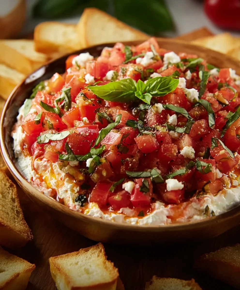 Bruschetta Dip Appetizer - Vibrant & Flavorful Delight