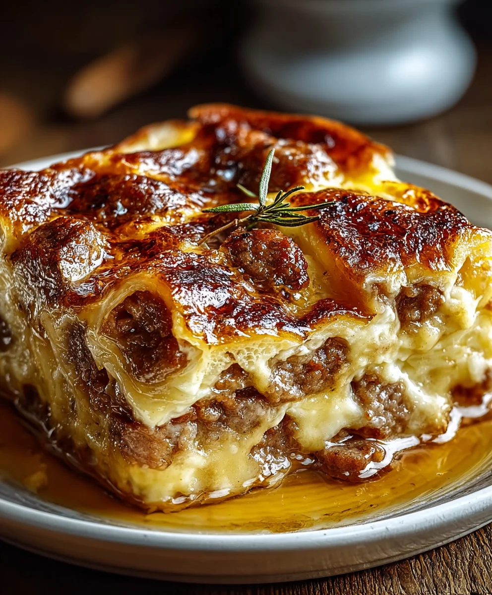 Easy Pancake Sausage Casserole-Quick Breakfast Bake