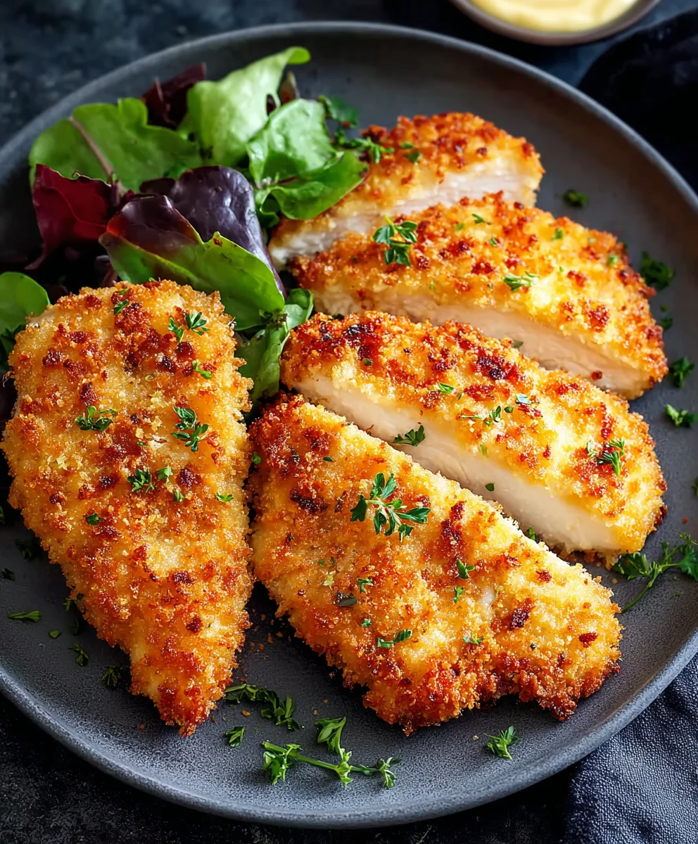 Air Fryer Parmesan Chicken - Crispy & Easy